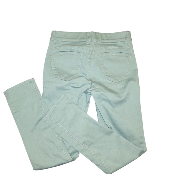 Jolt Green Skinny Jeans Size 3 / 26W Stretch Denim Y2K Color Pants NWT no Tags - Picture 3 of 5